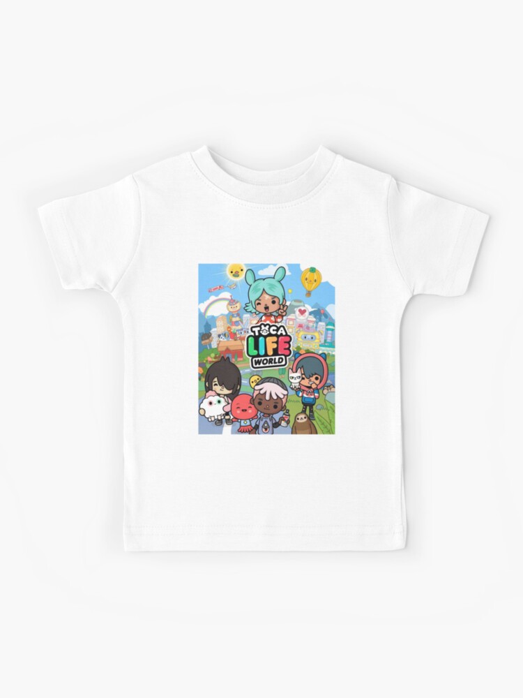 toca boca and gacha life Kids T-Shirt for Sale by kader011