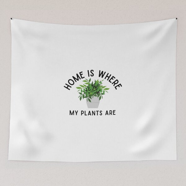 Item preview, Home is where my plants are - Plants enthusiast design designed and sold by Theleochick.