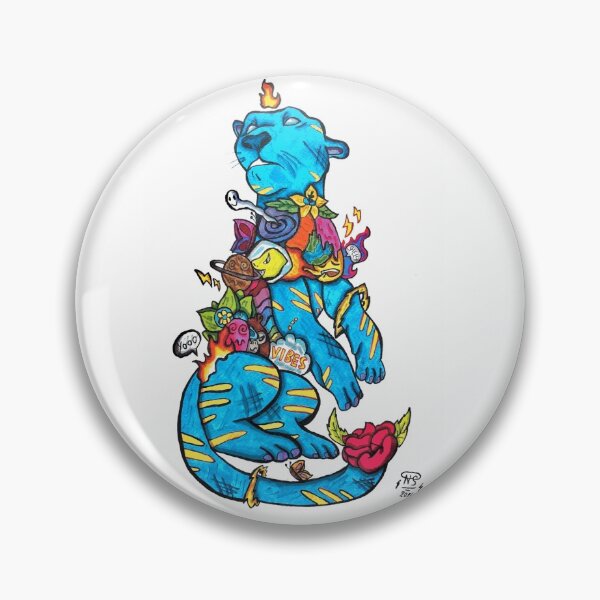 Item preview, The Blue Panther Illustration designed and sold by Nakul  Sarath.