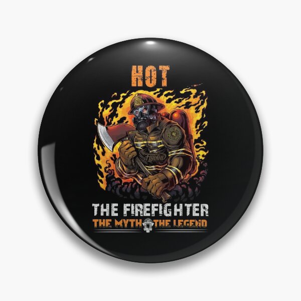 Item preview, Firefighter The Myth The Legend, Hot Firefighter designed and sold by SportyDogShop.