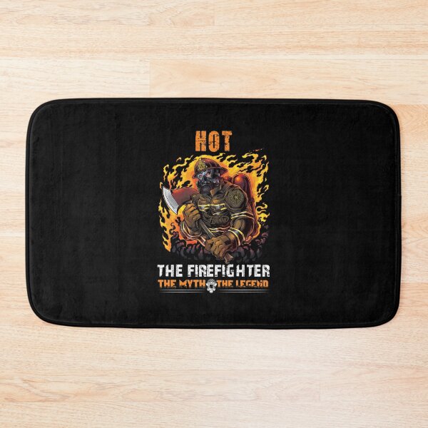 Item preview, Firefighter The Myth The Legend, Hot Firefighter designed and sold by SportyDogShop.