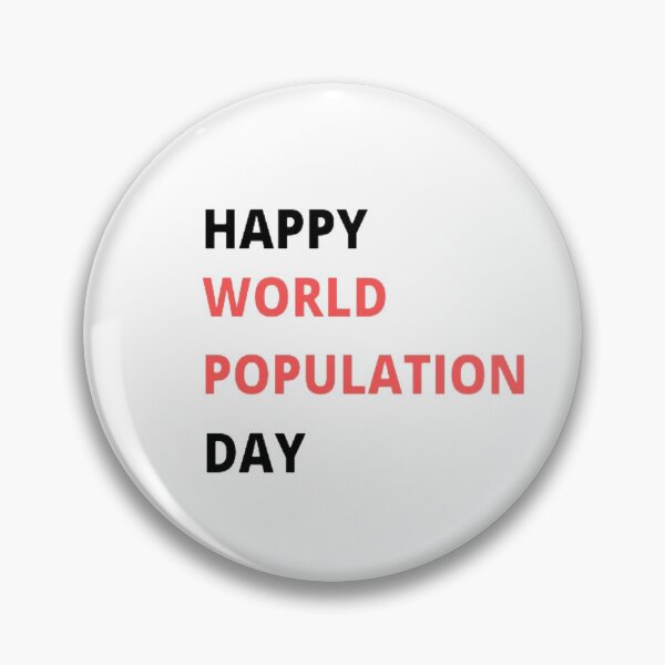 Item preview, World Population Day designed and sold by Tshirtpedia.
