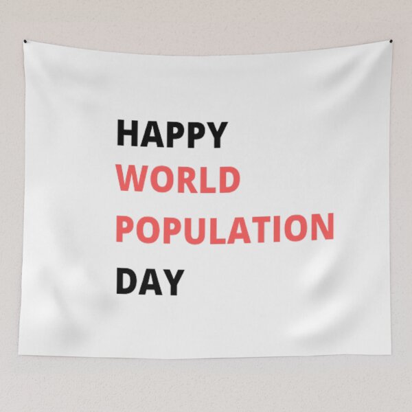 Item preview, World Population Day designed and sold by Tshirtpedia.