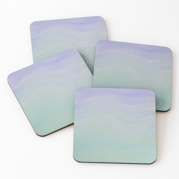 Item preview, Blue green watercolor painting watercolour pattern designed and sold by WatercolorFun.