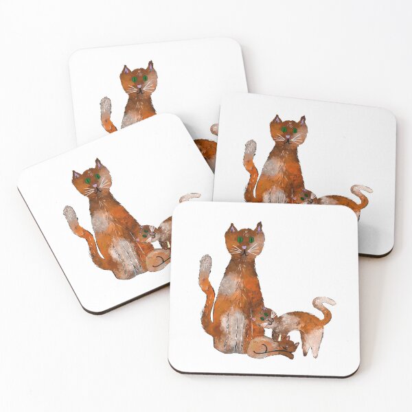 Item preview, Cute cat family design 2 designed and sold by Treasuredreams.