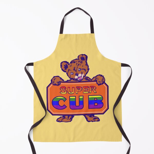 Item preview, I draw the piper cub metal sign plate but it is gay / super cub rainbow pride flag designed and sold by RansRoom.