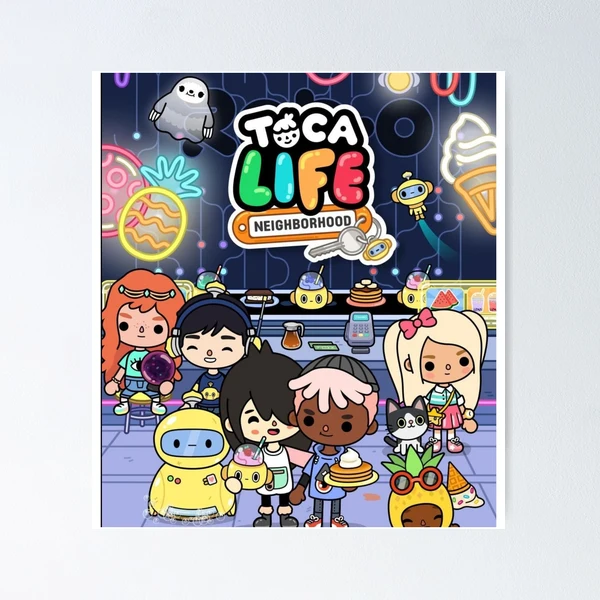 toca boca and gacha life Poster for Sale by kader011