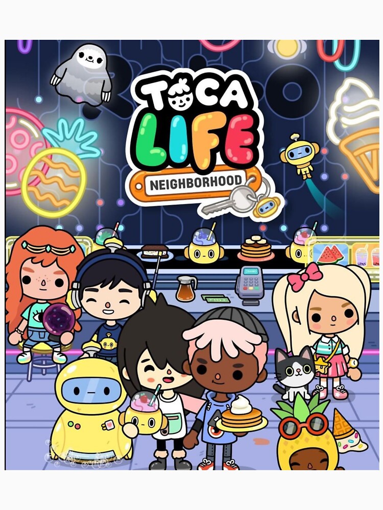 toca boca and gacha life Kids T-Shirt for Sale by kader011