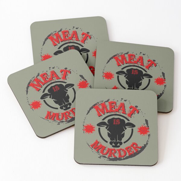 Item preview, Meat is murder designed and sold by Growwithme.
