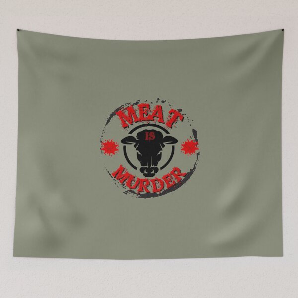 Item preview, Meat is murder designed and sold by Growwithme.