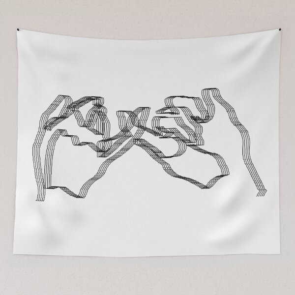 Item preview, hands doing pinky promise designed and sold by Skylar Devlin Cruz.