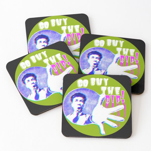 Item preview, Buy the Dip | Crypto Hodler | Vintage |Green | Pop Aesthetics designed and sold by spinolator.
