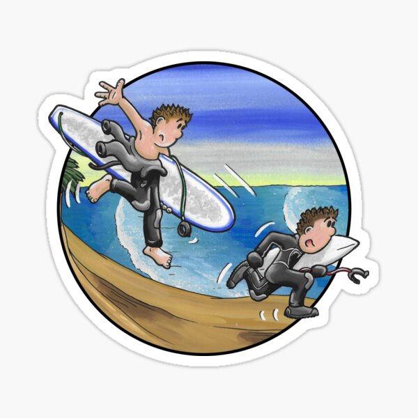 Rush Hour! Circle Sticker