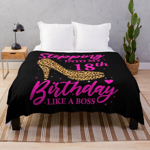 Item preview, Stepping into my 18th birthday like a boss designed and sold by REApparelCo.