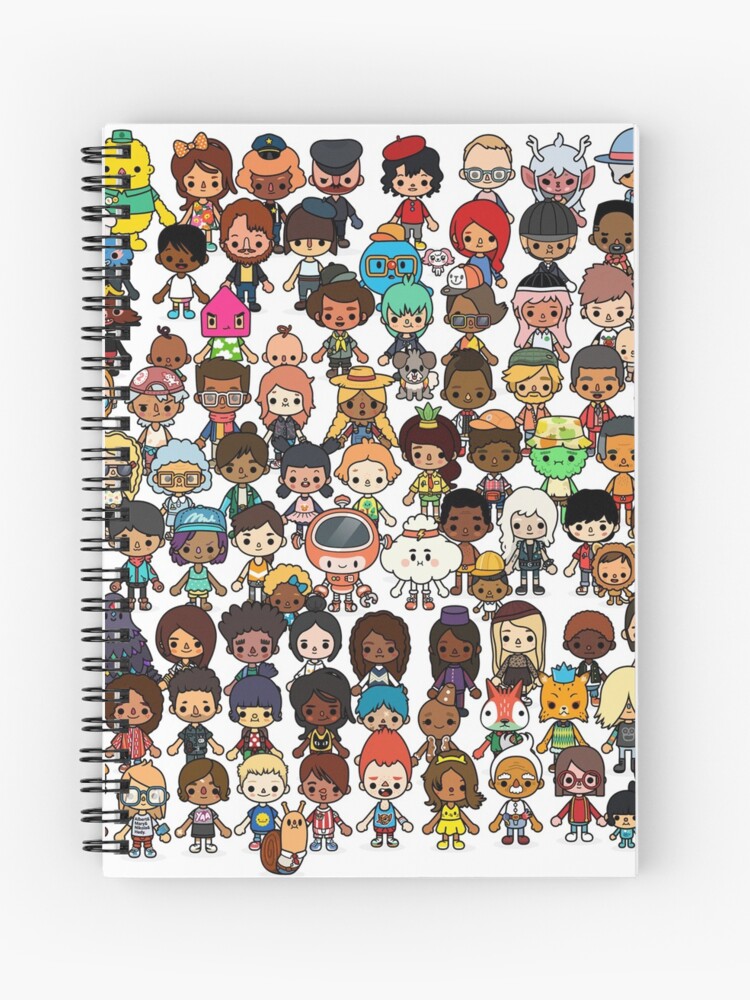 toca boca and gacha life Hardcover Journal for Sale by kader011