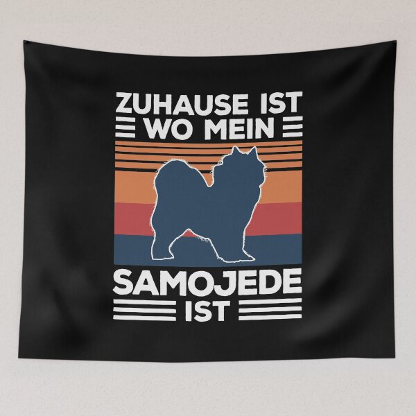Item preview, Samoyed at home sled dog Samojedenspitz designed and sold by madgrfx.