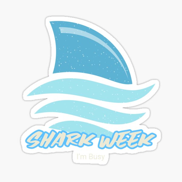 Item preview, Shark Week, I’m Busy designed and sold by CoryBDesigns.