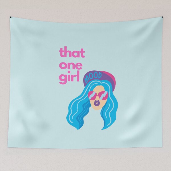 Item preview, That One Girl with the Blue Hair designed and sold by DollarDollar.