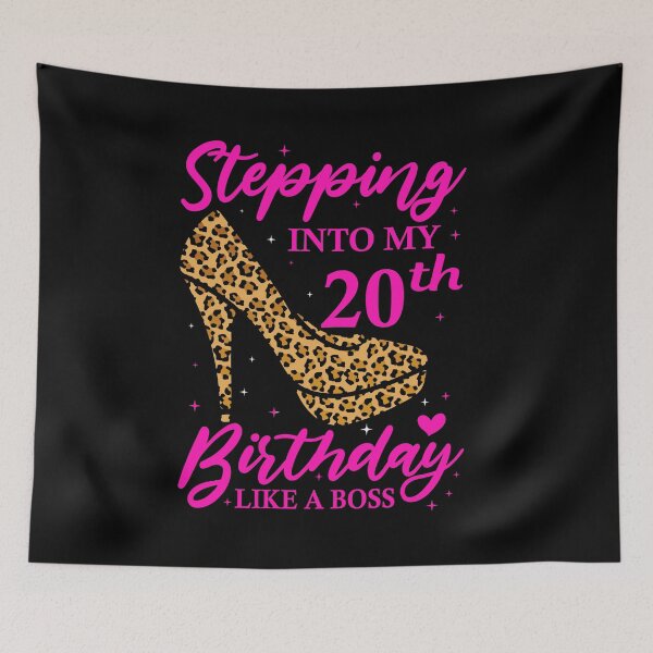 Item preview, Stepping into my 20th birthday like a boss designed and sold by REApparelCo.