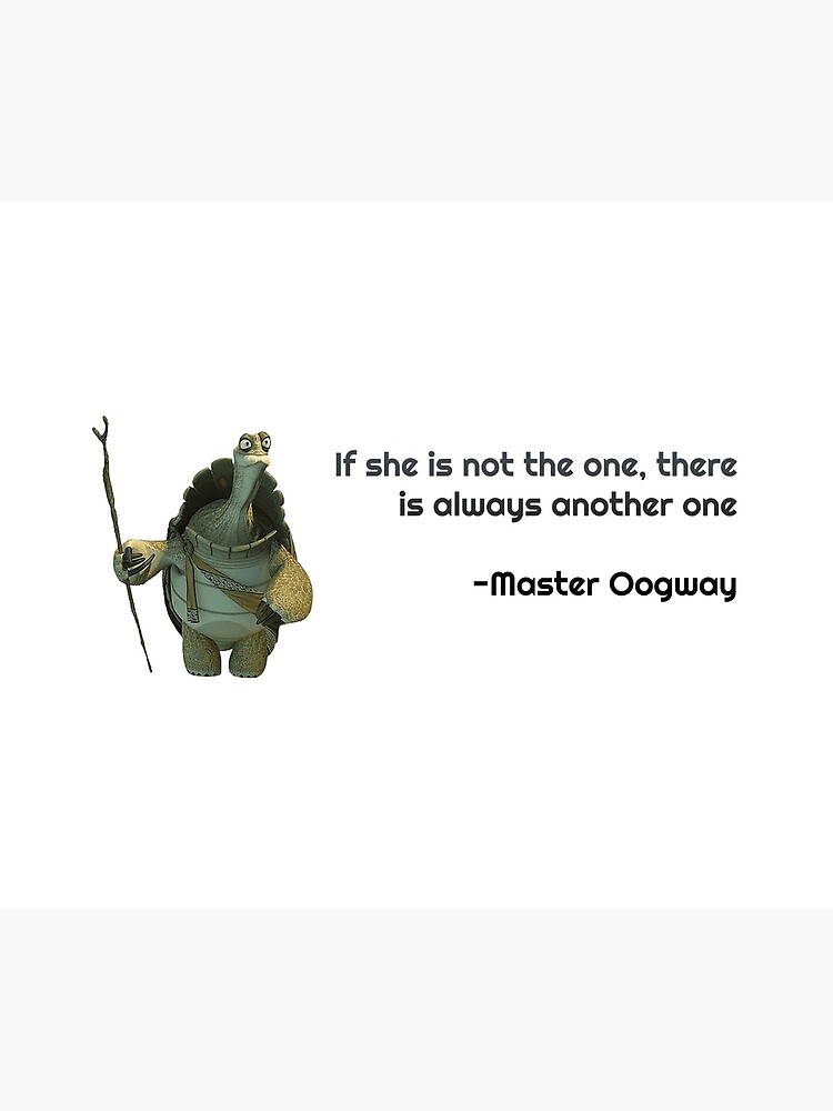 "Master Oogway Quote #1" Poster For Sale By Geektuel | Redbubble