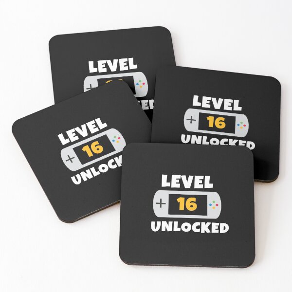 Item preview, Level 16 Unlocked Birthday Gift for Gamers designed and sold by kimart18.