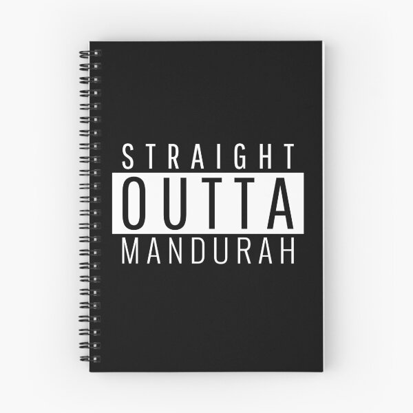 Item preview, Straight Outta Mandurah Western Australia  designed and sold by Teelogic.