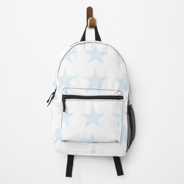 Item preview, Medium PALE BLUE STARS on WHITE designed and sold by RachelMacht.