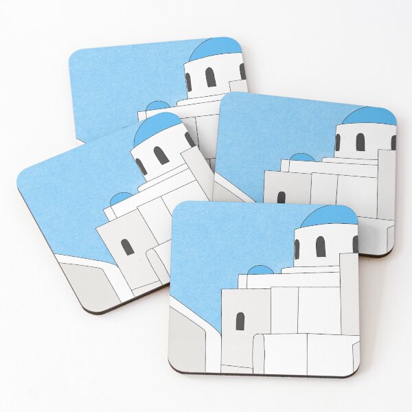Item preview, Santorini Greek Town  designed and sold by RosalieReeves.
