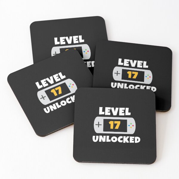 Item preview, Level 17 Unlocked Birthday Gift for Gamers designed and sold by kimart18.