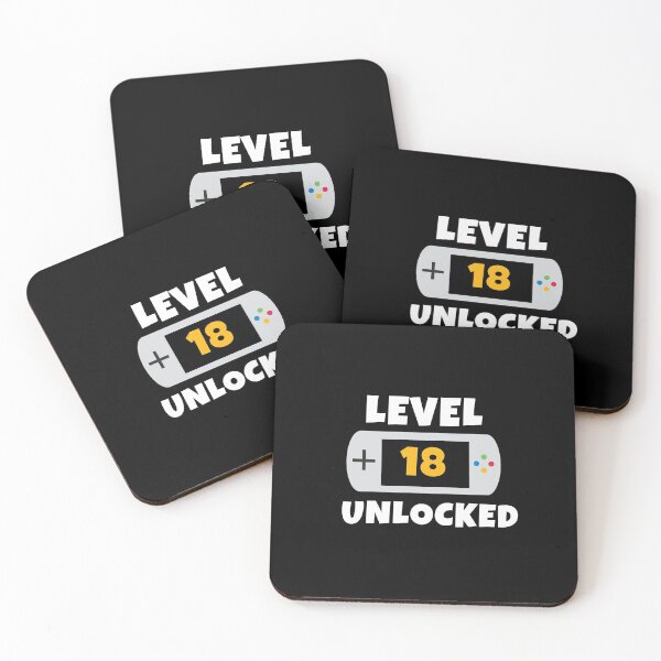 Item preview, Level 18 Unlocked Birthday Gift for Gamers designed and sold by kimart18.