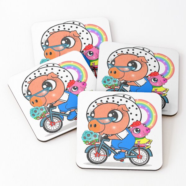 Item preview, Pigs - Happy trip  designed and sold by Shirley cute art .