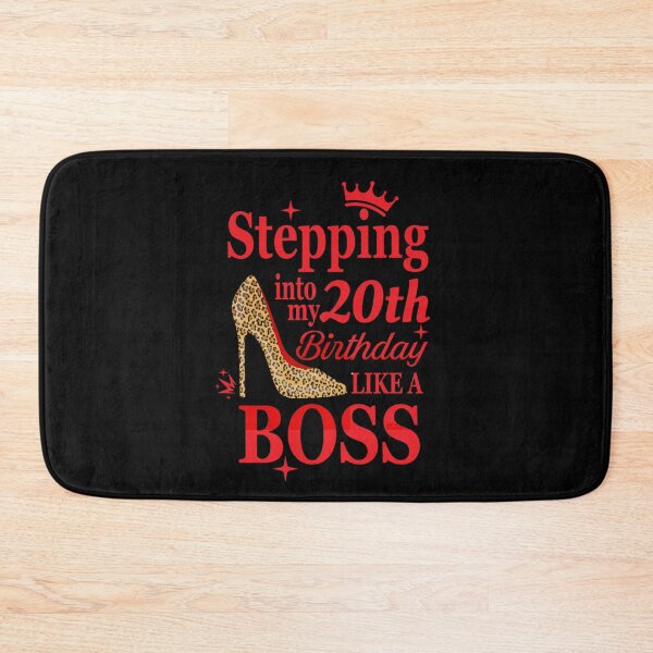 Item preview, Stepping into my 20th birthday like a boss v.2 designed and sold by REApparelCo.