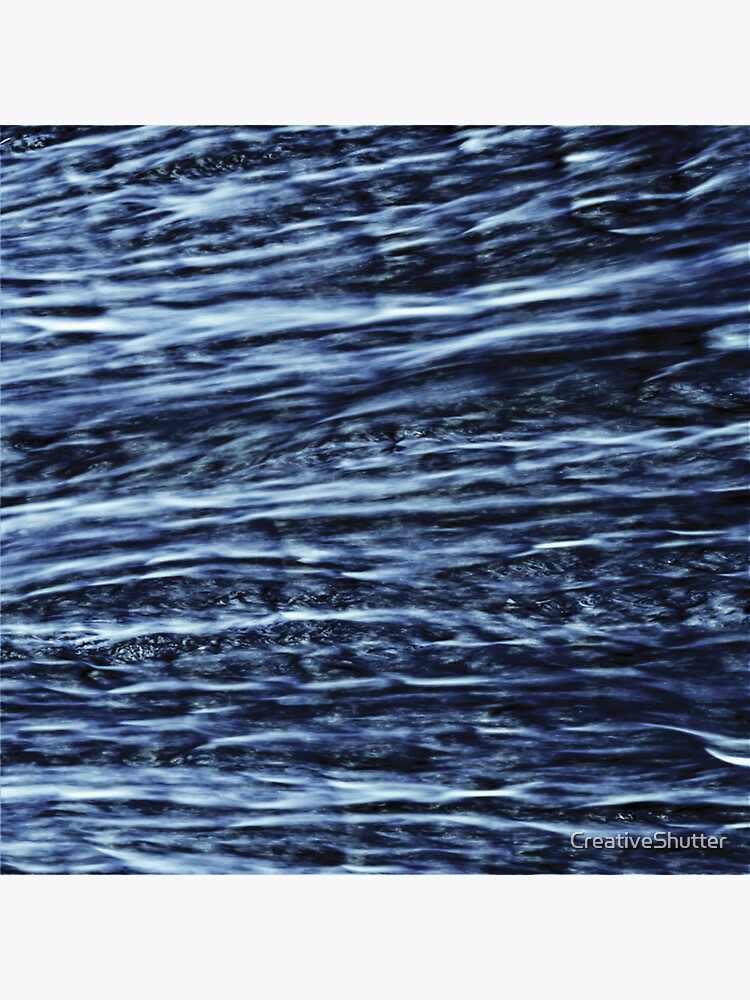 "Prussian Blue Abstract Wall Art Pattern" Sticker for Sale by CreativeShutter Redbubble