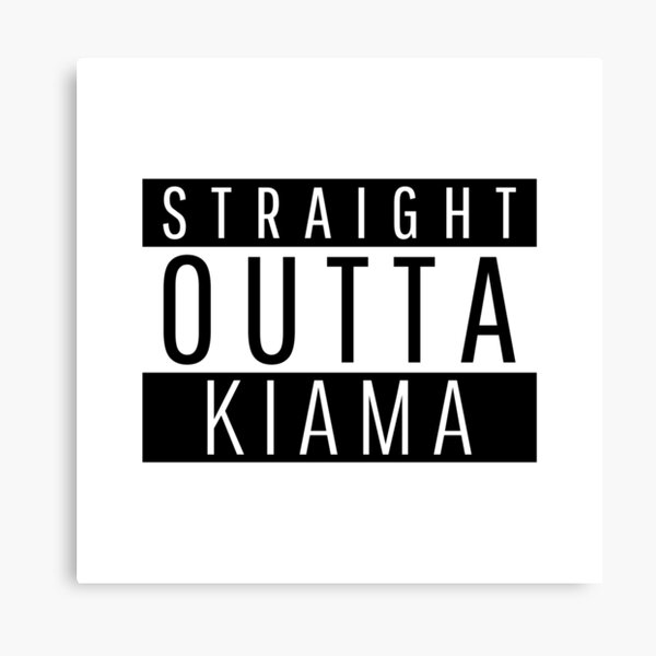 Item preview, Straight Outta Kiama New South Wales  designed and sold by Teelogic.