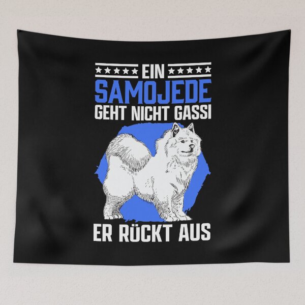 Item preview, Samoyed Gassi go sled dog Samojedenspitz designed and sold by madgrfx.