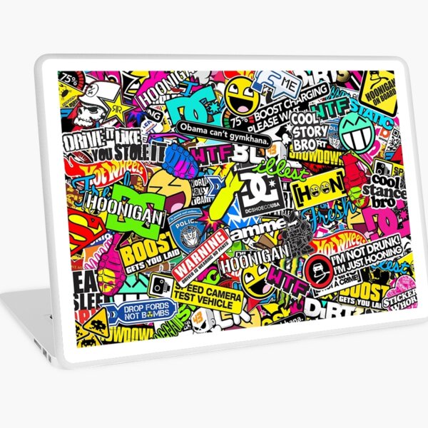 Laptop Folie Aufkleber Sticker 13-17Zoll Skin Vinyl Notebook LP21  Stickerbomb 