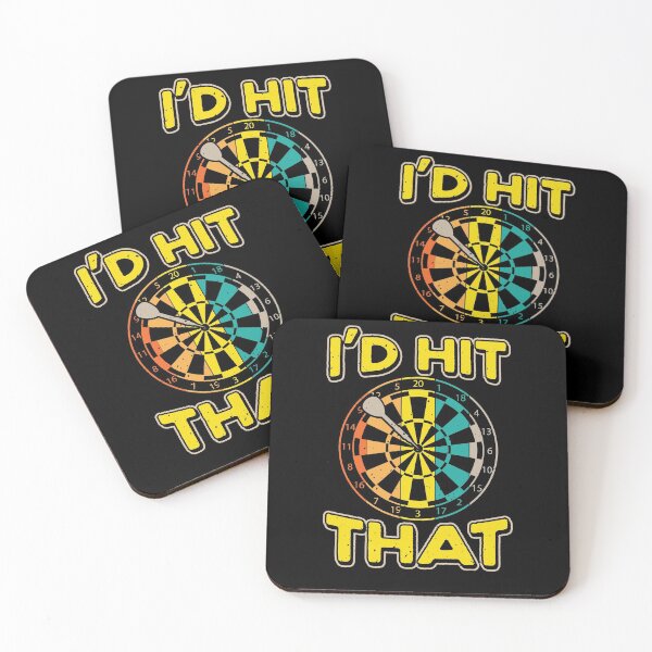 Item preview, I'd Hit That, Retro Dart Throwing Gamer Hobbie designed and sold by Zuepfelmuetzen.