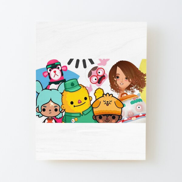 toca boca and gacha life Mounted Print for Sale by kader011