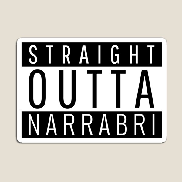 Item preview, Straight Outta Narrabri New South Wales  designed and sold by Teelogic.