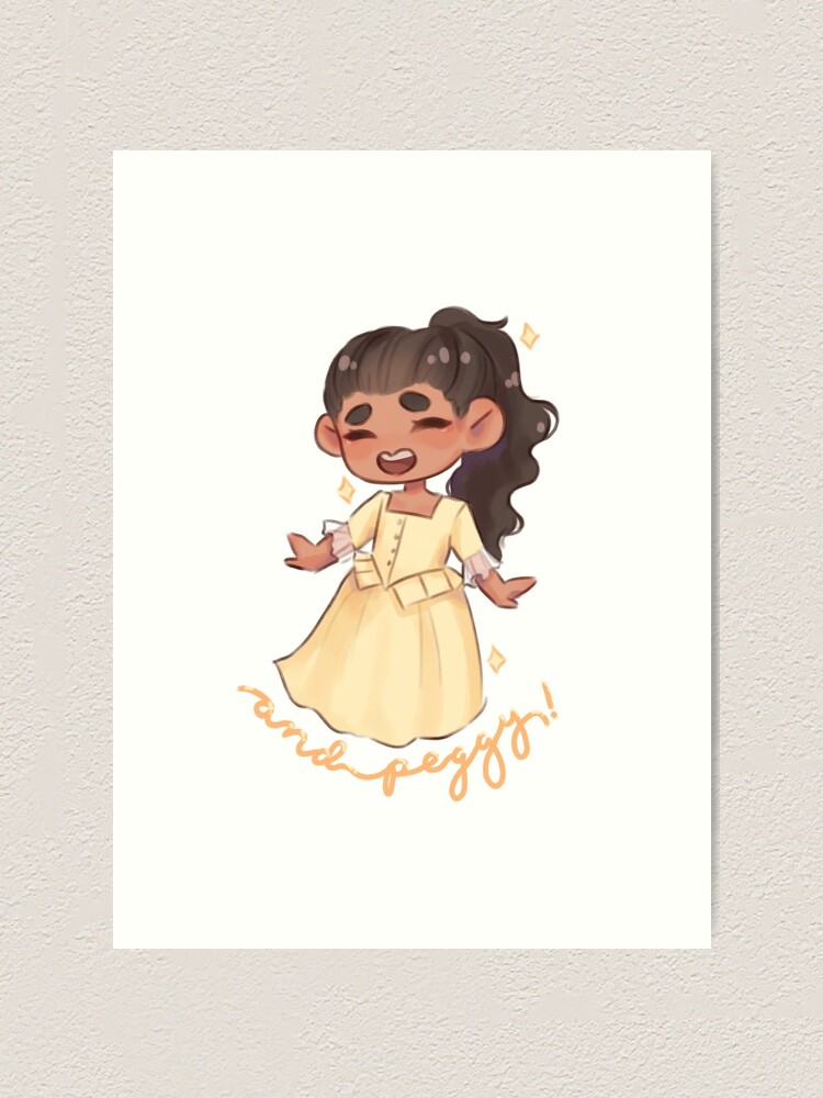 And Peggy! Hamilton Art Print