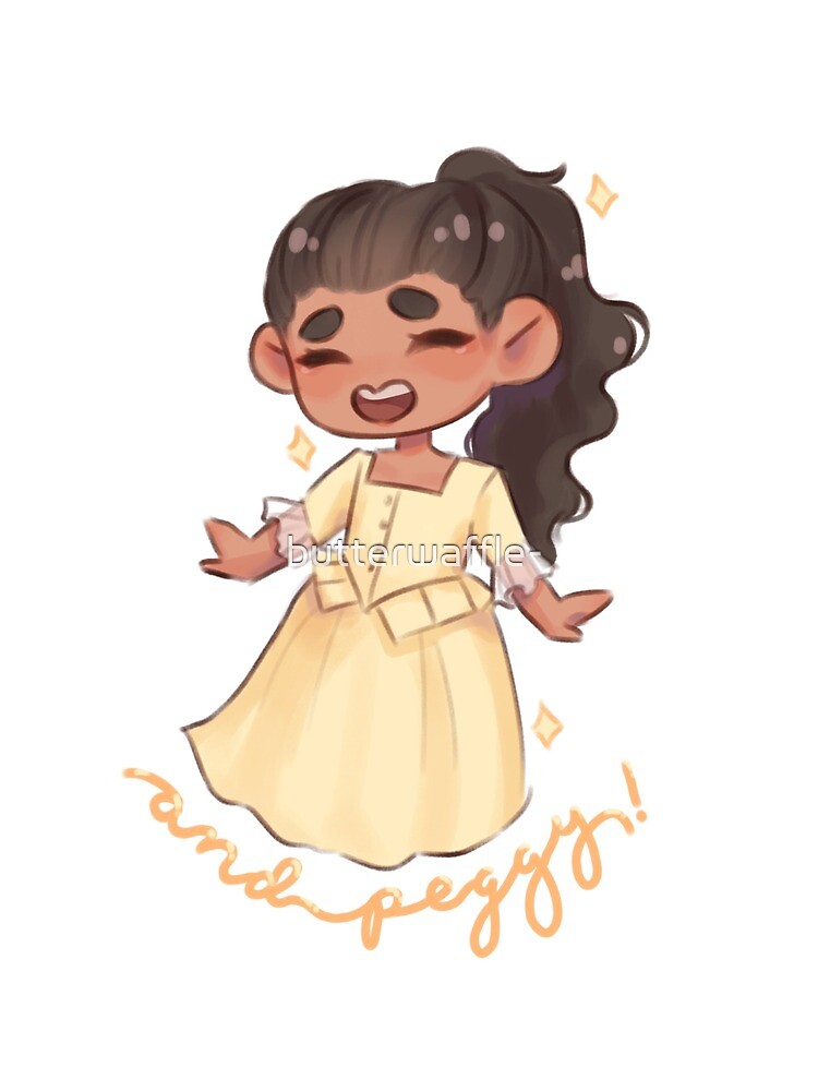 And Peggy! Hamilton Art Print