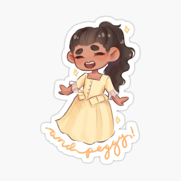 And Peggy! Hamilton Art Print