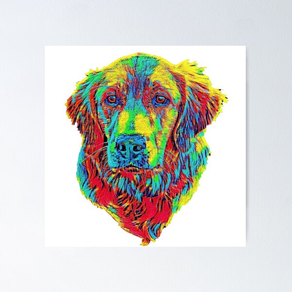 Item preview, Golden retriever art designed and sold by franklindesigns.