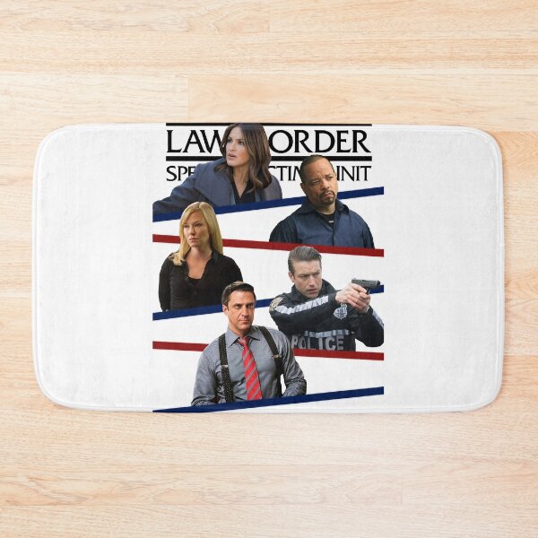 Item preview, Law and Order SVU Lach Halloween Christmas Stripes Poster designed and sold by LawandorderHa.