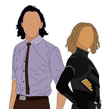 Artwork thumbnail, Loki and Sylvie Cute Merch by Brooktp