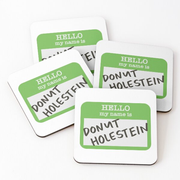 Item preview, Hello my Name is… Donut Holestein designed and sold by Leah K.