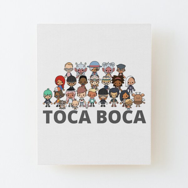 toca boca and gacha life Mounted Print for Sale by kader011
