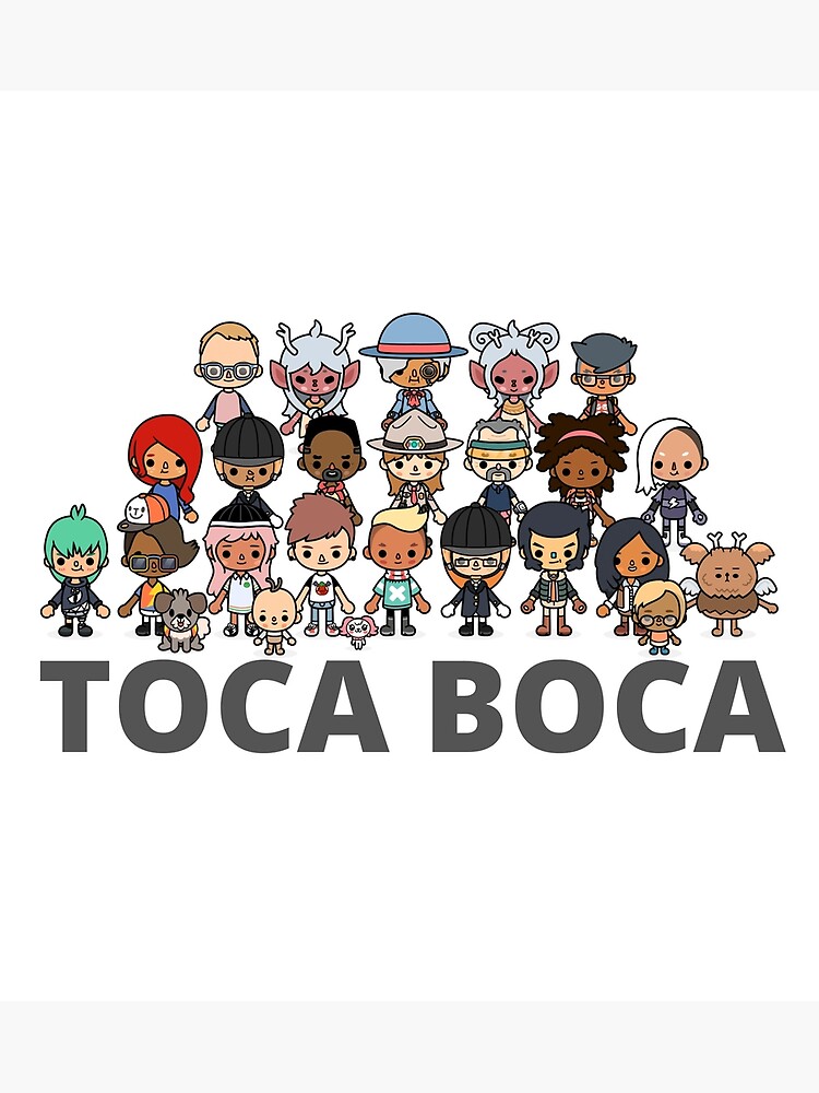 toca boca and gacha life Canvas Print for Sale by kader011