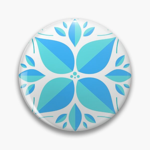 Item preview,  Aqua blue pattern  designed and sold by BalajiArts.