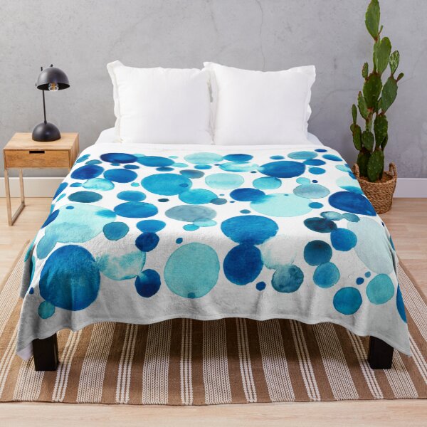 Item preview, Phthalo Blue Bubbles designed and sold by Beth Wagner.